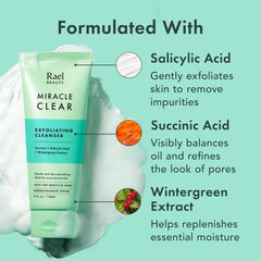 Rael Miracle Clear con ácido salicílico para limpieza de poros