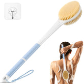 Rafow cepillo corporal con manija larga para alcanzar espalda y exfoliar piel