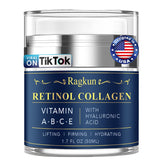Ragkun Retinol Crema Cara envase con tratamiento diario para piel joven y suave