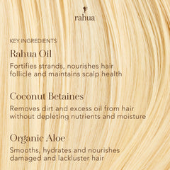 Rahua Classic, aloé véra bio, hydratation réconfortante.