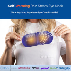 Rain vapor suave para ojos que penetra párpados y descongestiona glándulas.