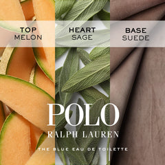 Polo Blue de Ralph Lauren Fragrances, tapa plateada, frasco de lujo para uso diario