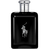 Polo Black de Ralph Lauren, frasco frontal transmite elegancia y modernidad