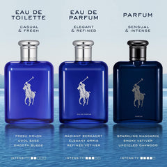 Ralph Lauren Polo Blue hair and body wash for a refreshing cleanse