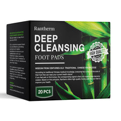 Pansements Rantherm Pieds bambou-vinaigre pour une application nocturne confortable.