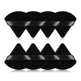 Esponja triangular RAREIUS para polvo en frente y mejillas, acabado suave.