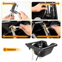 RARELEMON tuyau flexible pulvérisation chrome, manoeuvre aisée lors du lavage.