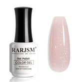 Rarjsm tono piel gel con arcoíris para un acabado natural y destellos suaves.