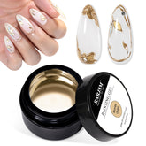 RARJSM bronce-oro con efecto espejo para uñas brillantes