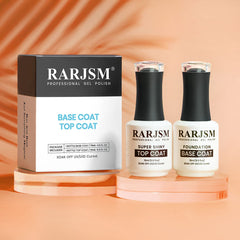RARJSM Capa final transparente brillo espejo 15ml para un acabado duradero.