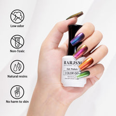 RARJSM Esmalte gel chameleon requiere curado con lámpara para fijarse