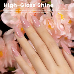 Esmalte gel RARJSM traslúcido rosado para acabado suave