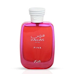 Rasasi Hawas Pink, nota de salida neroli, sensación fresca y floral