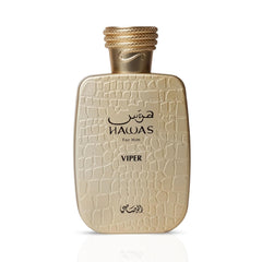 RASASI Hawas Viper corazón con tabaco y café aporta riqueza aromática.