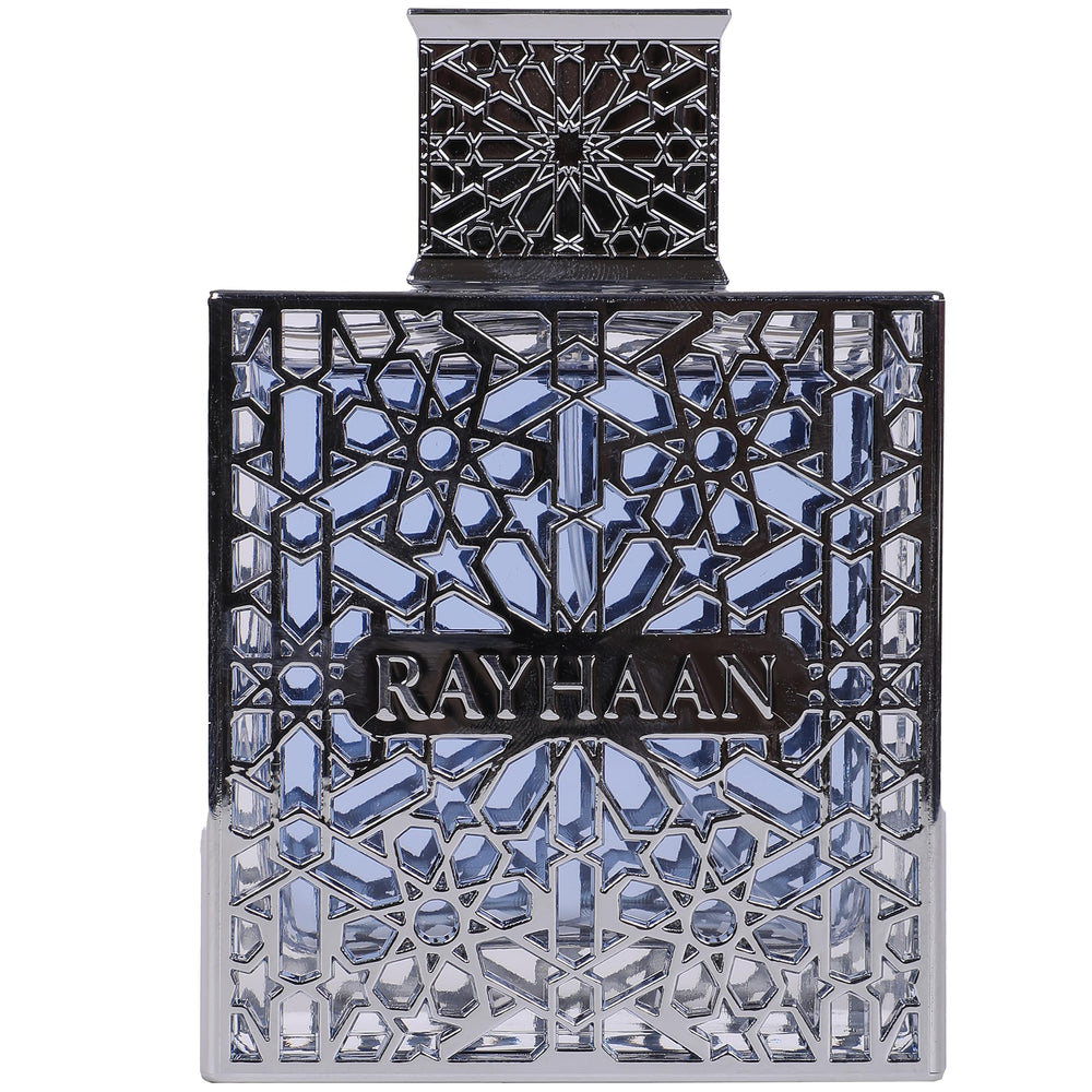 Rayhaan Aquatica: notas de salida con bergamota, lima y mandarina para un inicio fresco.