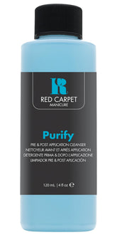 RC Red Carpet Manicure Purify frasco-vertido: limpiador para uñas para eliminar residuos pegajosos