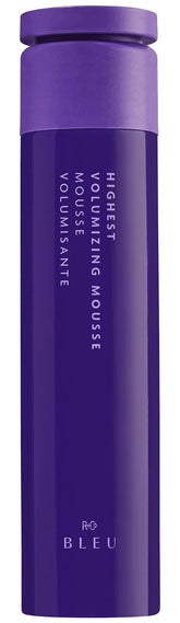 R+Co BLEU Mousse de volumen máximo: botella que sugiere cuerpo y brillo.