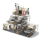 READAEER Organiseur Maquillage tiroirs 12 transparents pour rangement pratique