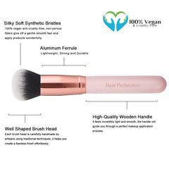 Real Perfection brocha de corrector para cubrir imperfecciones con precisión.