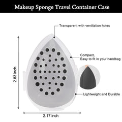 Esponjas para uso húmedo o seco, ideales para base, crema BB y más