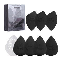 Real Perfection esponjas maquillaje, conjunto de 7 piezas, acabado suave para piel