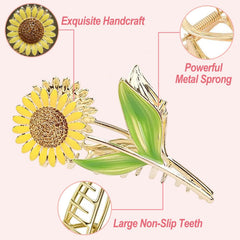 REALHUNLEE pinza flor orquídea rosa, toque elegante para cualquier conjunto