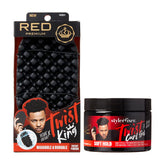 RED de Kiss Bow Wow Styler: brocha duradera para rizos definidos y acabado limpio.