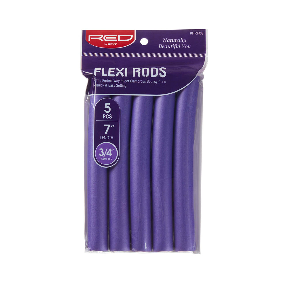 Rizos glam 90s con Red by Kiss Flexi Rods, sin calor