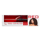 Red by Kiss rizador ceramico barra 1-4 pulgadas, rizos definidos y duraderos