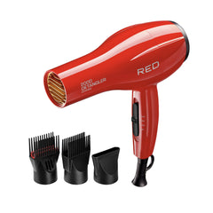 Red by Kiss secador-desenredante de doble capa con accesorios para peinar