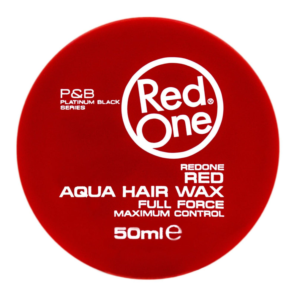 Redone Aqua Wax, botella de 50 ml mostrando el formato de viaje y fijación extrema