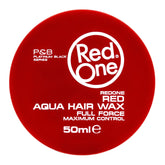 Redone Aqua Wax, botella de 50 ml mostrando el formato de viaje y fijación extrema