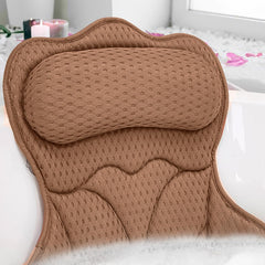 Almohada REEZEIVI para baño ofrece soporte cómodo para cuello y espalda.