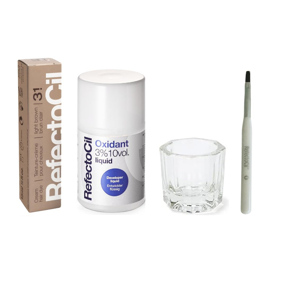 Refectocil marrón claro 3.1 crema-tinte para aplicación suave y natural