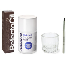 Refectocil crema-tinte marrón natural para un tono castaño natural y duradero.