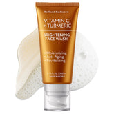 Refined Radiance limpiador rostro vitamina C y cúrcuma en botella para una limpieza que revitaliza la piel
