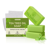 Regpem jabón árbol del té barra 3 piezas, limpieza suave para piel