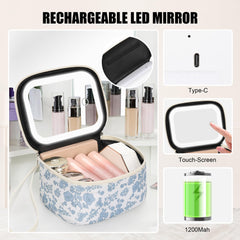Relavel bolso maquillaje mini batería larga una semana.