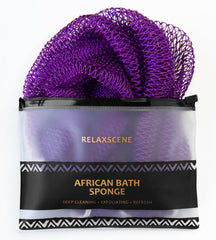 RelaxScene esponja de red africana exfoliante, ideal para exfoliar con suavidad.