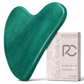 Rena Chris gua sha jade para rostro con textura suave para un masaje cómodo