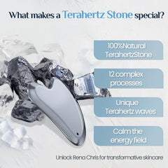 Rena Chris Gua Sha, material terahertz favorece la conductividad térmica y confort.