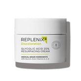 Replenix crema glicólico 20%: envase visible para un cuidado diario suave.