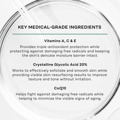 Replenix crema glicólico 20% hidrata la piel con sensación suave.