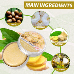 Rercarre champú crecimiento jengibre, ingredientes naturales camelia, oliva y karité para cabello suave.