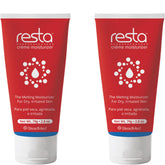Resta Creme Moisturizer pack bottle providing daily hydration for dry skin.
