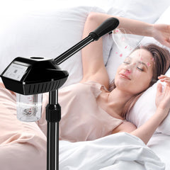 Retain Time vapor facial panel de controles sencillo para uso rápido.