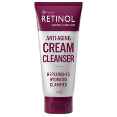 LIVAURA Retinol crema limpiadora antiedad para preparar la piel y mejorar textura.