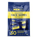 LIVAURA Retinol: toallitas grandes para cara y cuerpo, ideales para viaje.