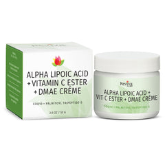 Crema Reviva Labs DMAE Alpha Lipoico para firmeza facial y tono