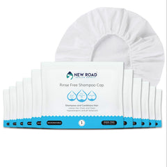 Revive Rinse-Free Cap en uso para limpieza capilar sin agua.
